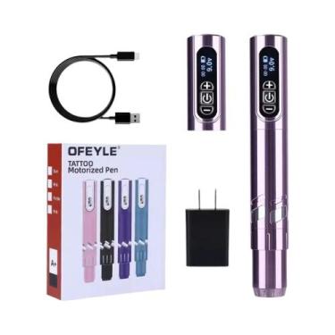 Imagem de Caneta De Tatuagem Sem Fio, Máquina De Bordar Rotativa De 3,0 Mm Com B