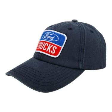 Imagem de Boné de beisebol Detroit Shirt Company Ford Trucks Logo Navy
