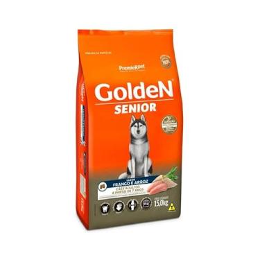 Imagem de Ração Golden Fórmula Senior para Cães Adultos Sabor Frango e Arroz 15kg