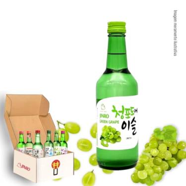 Imagem de Bebida Coreana Destilada Soju Jinro 360ml (Uva Verde)