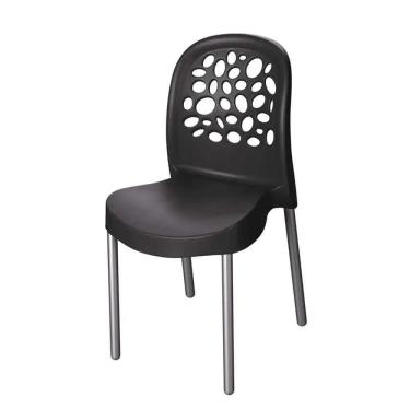 Imagem de Cadeira Deluxe Forte Plástico Preto
