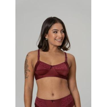 Imagem de Sutiã sem Bojo de Lycra e com Detalhe em Renda - Gimara, P, Sensuale