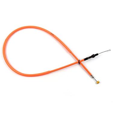 Imagem de Cabo de embreagem Arashi para Yamaha FZ07 2018-2020, MT07 ABS 2014-2020, linha de fio inoxidável e acessórios de substituição de motocicleta de borracha, peças laranja
