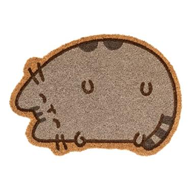 Imagem de Grupo Erik Tapete de porta oficial Pusheen 40 x 60 cm, tapete de porta frontal - tapete de entrada para ambientes internos e externos - Raspador de sapatos de entrada - Presentes Pusheen