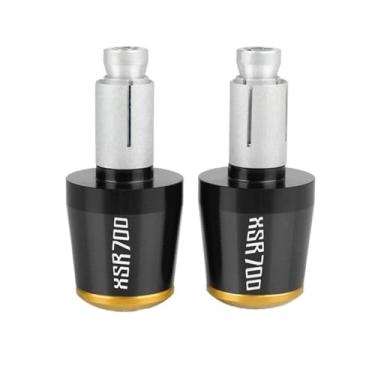 Imagem de Extremidades de manoplas de guidão de motocicleta, tampas de extremidade, acessórios deslizantes de peso para XSR700 2015 2016 2017 2018 2019