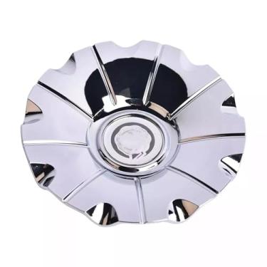 Imagem de TECKEEN Tampa central de aro de roda automotiva cromada para Chrysler 300C 2007-2010