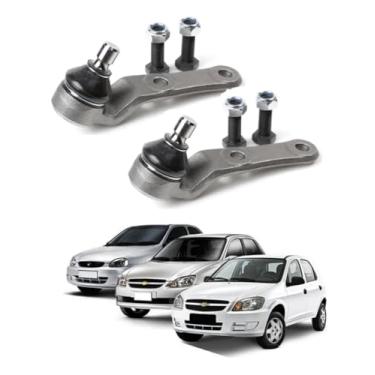 Imagem de Pivôs Corsa Celta 2001 2002 2003 2004 2005 2006 2007 2008 2009 Prisma Tigra Suspensão Par