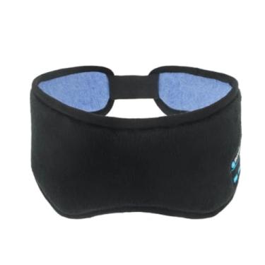 Imagem de Máscara de Dormir com Fone de Ouvido Bluetooth, Blackout Total Preto ou Cinza (Preto)
