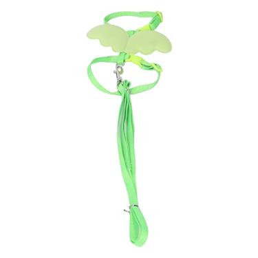 Imagem de Dioche Coloque de Chicote de Pato Em Forma de Asa Com Tamanho Ajustável para Treinamento Ao Ar Livre - Treino de Frango de Poliéster Premium Coleira para Pequenos Animais de Estimação, Azul S