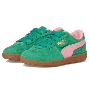 Imagem de PUMA Tênis infantil unissex Palermo Shoes (criança pequena), Verde/Pinkscape, 16