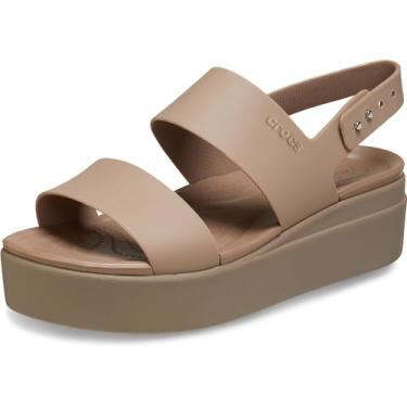 Imagem de Crocs Brooklyn Low Wedge, Latte/cogumelo, 38