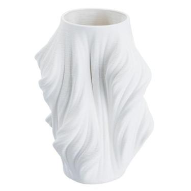 Imagem de Vaso Decora Rústico Sala Planta Off-White Cerâmica Rafimex