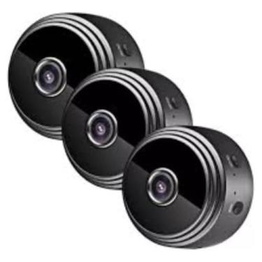 Imagem de KIT 3 Mini Camera A9 Battery WiFi