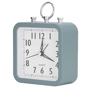 Imagem de Zerodis Adorável Operação Silental de Relógio da Bateria de Bateria Identificação Fácil para o Escritório da Escola Em Casa, Alarmes Analógicos Verdes Relógio