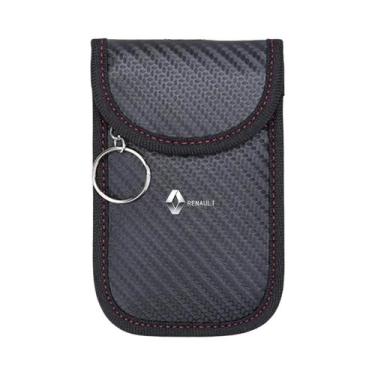 Imagem de Capa De Chave Com Bloqueio RFID De Fibra De Carbono Para Renault Megan