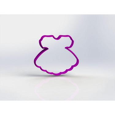 Imagem de Cortador Vestido Mod 1 Tamanho 7 Cm