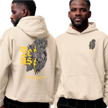 Imagem de Moletom Canguru Com Capuz‎ Zeus God of Olympus Street Abstract-Unissex