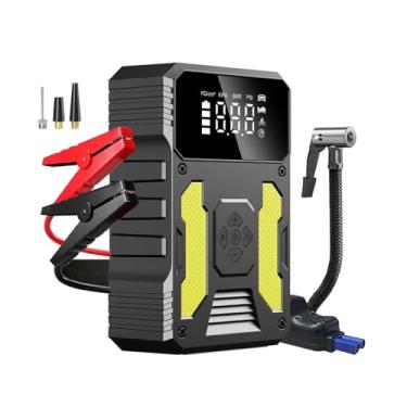 Imagem de FINYQBET 3000A Carregador de Bateria de Carro Portatil com Compressor de Ar de 150 PSI, Bateria de 37000mAh, Carregamento Rápido USB, Ideal para Carros, SUVs, Motocicletas e Emergências