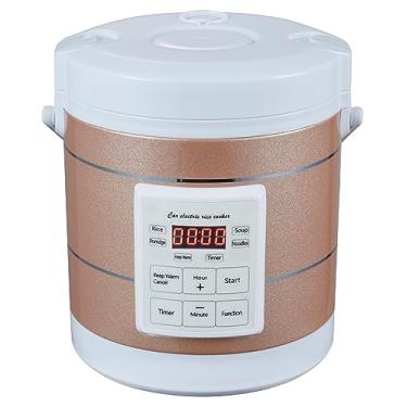 Imagem de AMIEROUS 1.6L Fabricante Multicooker Panela de Arroz para Caminhão Cozinha e Viagem RV Camping (fogão de carro 12v-24v Ouro)