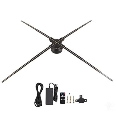 Imagem de Projetor de Holograma, Projetor de Holograma de 100 Cm 1600x1184 Exibição de Publicidade 3D a Olho Nu Com Controle Remoto para Festa Em Bar 100‑240 V, Projetores de Vídeo (Plugue