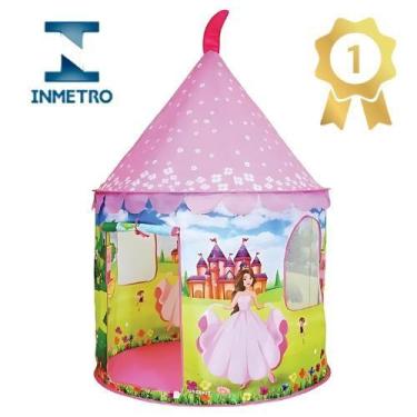 Imagem de Barraca Castelo De Princesa Cabana Com Janelinhas Lançamento Menina - 