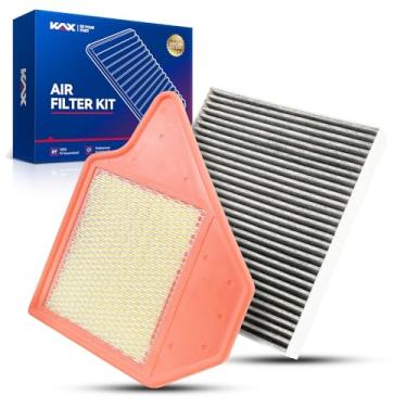 Imagem de KAX Kit de filtro de ar da cabine do motor para Grand Caravan 2011-2020, cidade e campo 2011-2016, 2012-2015 C/V, 2011-2014 Routan