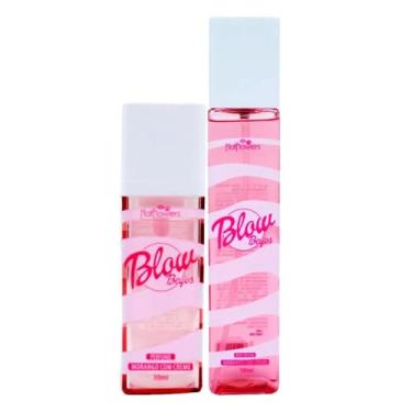 Imagem de Kit com Blow Girl Beijos Body Splash e Blow Girl Beijos Perfume Hot Flowers