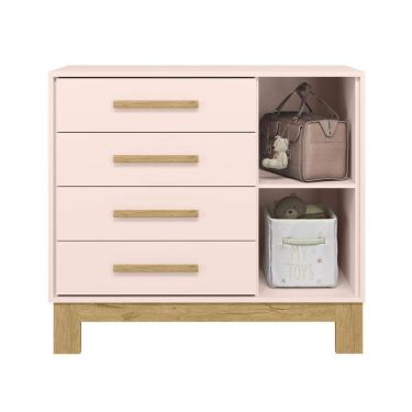 Imagem de Cômoda Sapateira 4 Gavetas 1 Porta Slim - ÉdeCasaMóveis