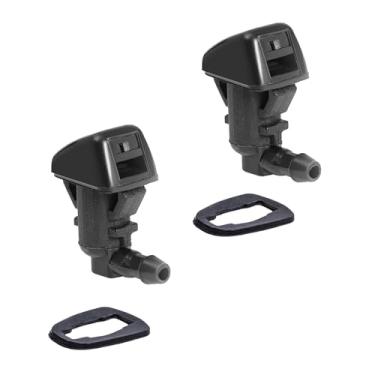 Imagem de Boxonly Kit de bocais de lavagem de para-brisa dianteiro compatível com Ford F250, F350, F450, F550, bicos de jato de pulverização, pacote com 2, peças de reposição OE