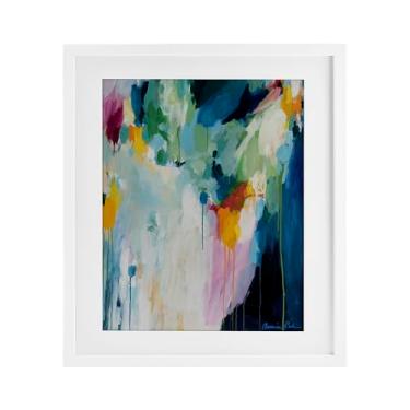 Imagem de Stupell Industries Eucalyptus Bright Expression Impressão emoldurada branca sob vidro design por Amira Rahim, 21 x 17