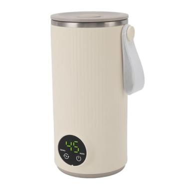 Imagem de ASHATA Aquecedor de Garrafas Portáteis para Viagens, Leite Materno, Fórmula, água, Mais Quente de Leite de Aço Inoxidável Com Capacidade de 400 Ml, Balão de bebê para Veículo, Carro,