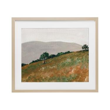 Imagem de Stupell Industries Impressão emoldurada Hill View paisagem bétula sob vidro por Nikita Jariwala, 13 x 16