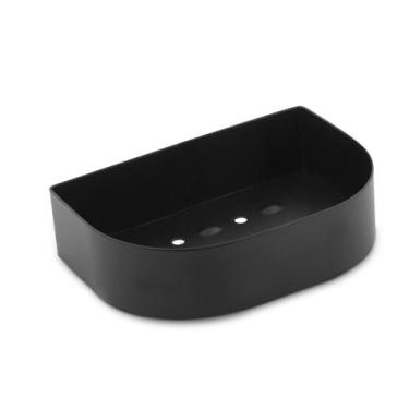Imagem de Saboneteira Black Aço Inox Com Fixação Adesiva Banheiro Mimo