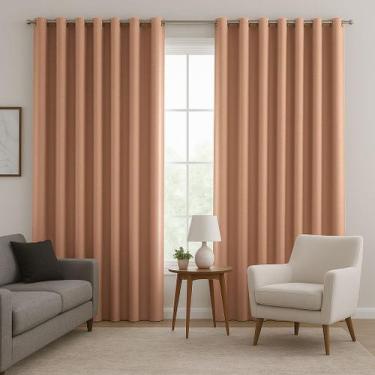 Imagem de Cortina Blackout De Tecido 4,00x2,50 Decoração com Proteção Solar - Ar