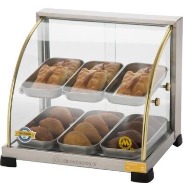 Imagem de Estufa Ouro Curva Dupla Para Salgados 6 Bandejas Marchesoni, 220V