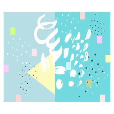 Imagem de Papel de Parede Adesivo Infantil Abstrato Quarto Menina Menino - 792pc