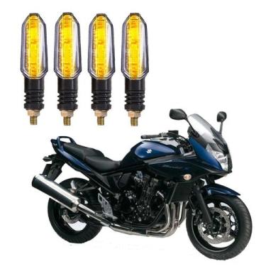 Imagem de Kit Seta para Moto Bandit 650 Pisca Led Universal P50 12V Esportivo 20