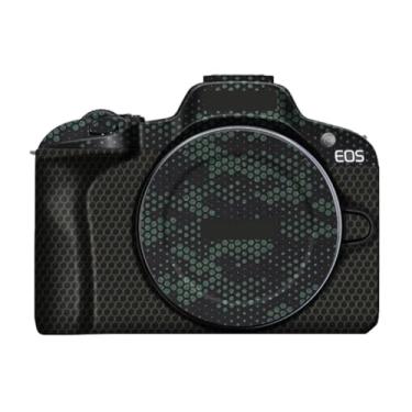 Imagem de R 100 Adesivo de corpo de câmera kit de película protetora acessórios de pele decalques de vinil para Canon EOS R100 (verde mamãe)