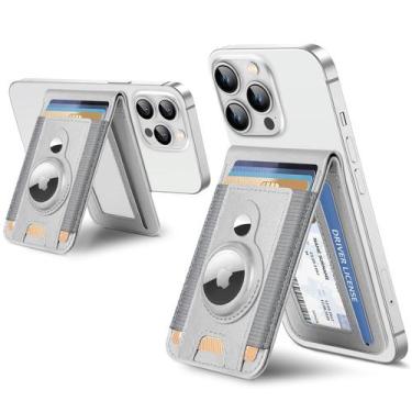 Imagem de Carteira Magsafe com suporte AirTag para iPhone 16/15/14/13/12 - Extre