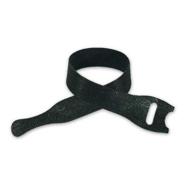Imagem de Organizador Cabo Original tiras autocolantes 12cm Preto Com 180 Peças 