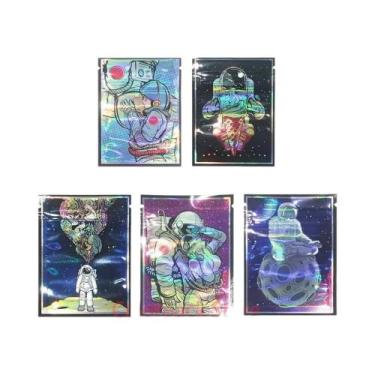 Imagem de Sacos Ziplock De Mylar Com Desenhos Animados, 10 Peças, Reutilizáveis,