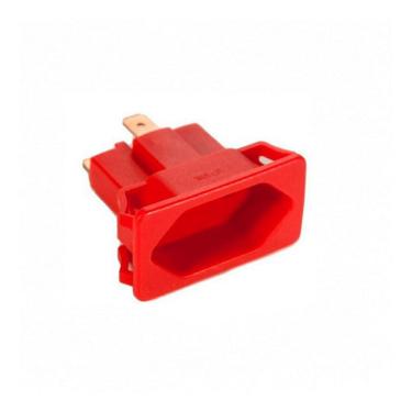 Imagem de Tomada Margirius Para Cx. Embutir Padrão Weg 10/20a Vermelho