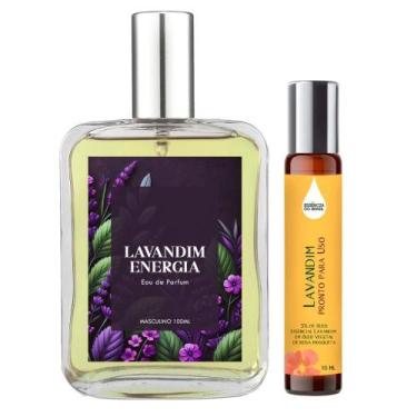 Imagem de Perfume Lavandim Energia Homem 100Ml + Óleo Essencial 10Ml - Essência 