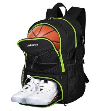 Imagem de LARIPOP Presentes Para Homens, Mochilas De Basquete - Natal Meias, Compartimentos Bolas E Sapatos, Vôlei, Futebol, Natação, Academia, Viagem, Bolsas Equipamentos Treinamento Esportivo