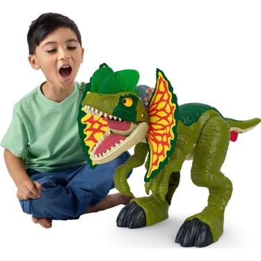 Imagem de Brinquedo de dinossauro Fisher-Price Imaginext Jurassic World Dilophosaurus