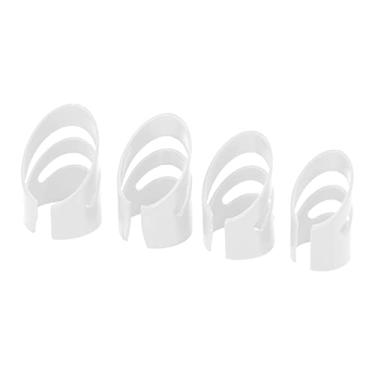 Imagem de Acouto 4pcs Omic Guitar Dedo Picks para Baixo, Banjo, Elétrico e Acústico Com Design de Ive (Branco)
