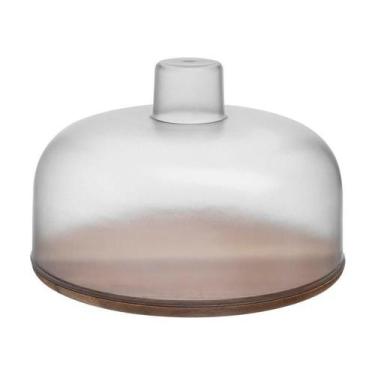 Imagem de Prato bolo acacia fog 26 x 26 cm mde home style, INCOLOR