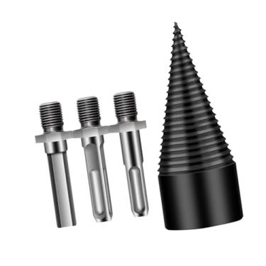 Imagem de ＡＷＨＡＯ Conjunto de Brocas para Rachador de Madeira, Divisores de Lenha para Uso Doméstico, Divisor de Toras para Trabalhos em Madeira, Jardim Ao Ar Livre E C, 3.2 Cm X 9.5 Cm