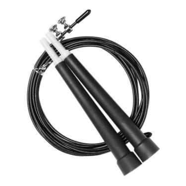 Imagem de Corda De Pular Crossfit Speed Rope Rolamento 3M Cabo De Aço
