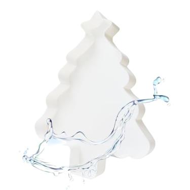 Imagem de Caixa de charcutaria com letras preenchíveis de plástico, bandeja reutilizável em forma de alfabeto de 25,4 cm para aniversários, pratos decorativos de festa para exibição de doces (árvore)